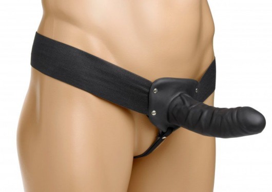 Полый страпон Erection Assist - 15,2 см. - XR Brands - купить с доставкой в Твери