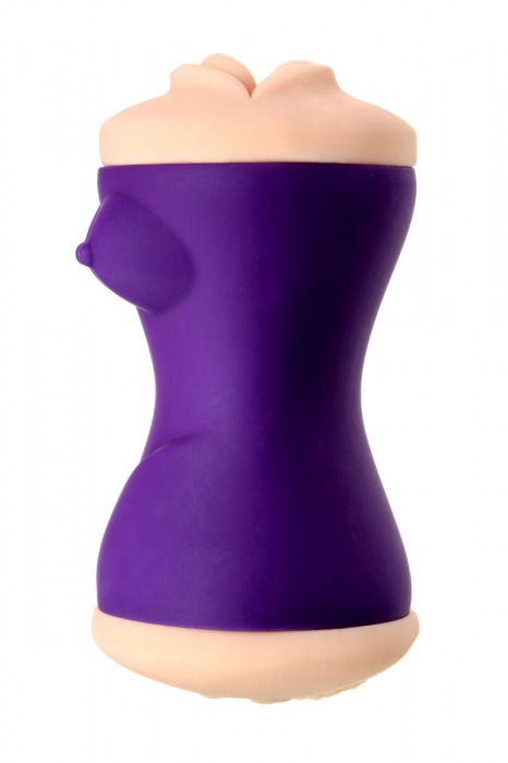 Двухсторонний мастурбатор JOS YARA в фиолетовой колбе - JOS - в Твери купить с доставкой