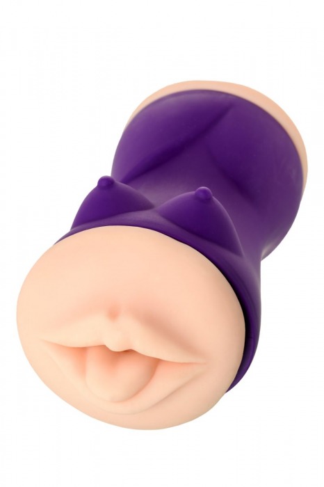 Двухсторонний мастурбатор JOS YARA в фиолетовой колбе - JOS - в Твери купить с доставкой