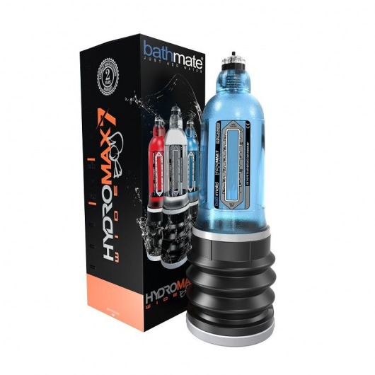Синяя гидропомпа HydroMAX7 Wide Boy - Bathmate - в Твери купить с доставкой