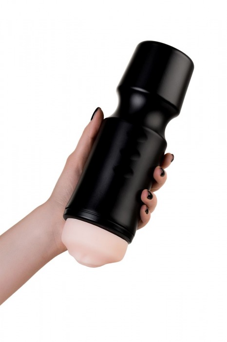 Мастурбатор-ротик A-Toys в черной колбе - A-toys - в Твери купить с доставкой
