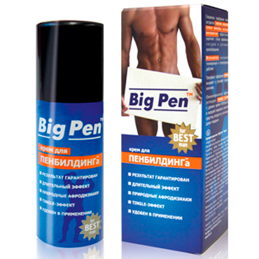 Крем Big Pen для увеличения полового члена - 50 гр. - Биоритм - в Твери купить с доставкой
