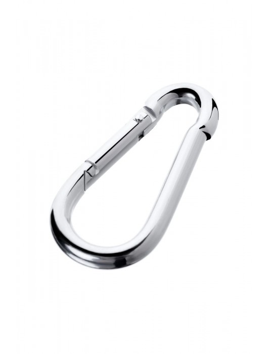 Серебристый карабин TOYFA Metal - ToyFa - купить с доставкой в Твери