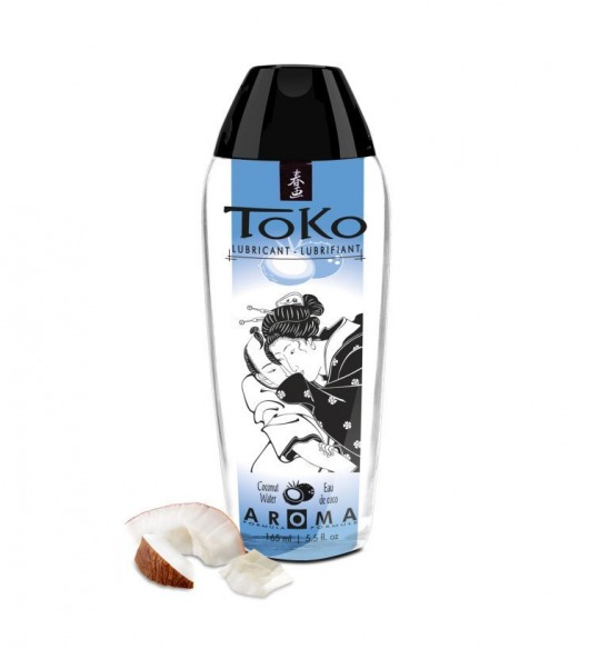 Интимный гель TOKO Cononut Water с ароматом кокоса - 165 мл. - Shunga - купить с доставкой в Твери