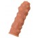 Телесная реалистичная насадка KOKOS Extreme Sleeve 11 с дополнительной стимуляцией - 12,7 см. - KOKOS - в Твери купить с доставкой