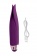 Фиолетовый клиторальный вибростимулятор FLO - 18,5 см. - ToyFa