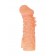 Телесная закрытая насадка с шершавой головкой Cock Sleeve Size S - 13,8 см. - KOKOS - в Твери купить с доставкой