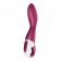 Малиновый вибромассажер для стимуляции G-точки Heated Thrill - 20,6 см. - Satisfyer купить в Твери с доставкой в Orgasmix.ru Малиновый вибромассажер для стимуляции G-точки Heated Thrill - 20,6 см. - Satisfyer