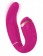 Ярко-розовый вибромассажёр зоны G с вакуумным клиторальным стимулятором My G - 17,4 см. - Adrien Lastic купить в Твери с доставкой в Orgasmix.ru Ярко-розовый вибромассажёр зоны G с вакуумным клиторальным стимулятором My G - 17,4 см. - Adrien Lastic