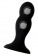 Черная анальная втулка Hidro M - 10,5 см. - Erotist Adult Toys в Твери Черная анальная втулка Hidro M - 10,5 см. - Erotist Adult Toys