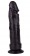 Крупный чёрный фаллоимитатор без мошонки - 20,5 см. - LOVETOY (А-Полимер) купить с доставкой в интернет-магазине Orgasmix в Твери Крупный чёрный фаллоимитатор без мошонки - 20,5 см. - LOVETOY (А-Полимер)