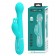 Мятный вибратор-кролик Dejon с ротацией бусин и возвратно-поступательными движениями - 22,6 см. - Baile купить в Твери с доставкой в Orgasmix.ru Мятный вибратор-кролик Dejon с ротацией бусин и возвратно-поступательными движениями - 22,6 см. - Baile