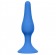 Синяя малая анальная пробка Slim Anal Plug Small - 10,5 см. - Lola Games