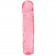 Розовый прозрачный гелевый фаллоимитатор Сristal Jellies - 20 см. - Doc Johnson купить с доставкой в интернет-магазине Orgasmix в Твери Розовый прозрачный гелевый фаллоимитатор Сristal Jellies - 20 см. - Doc Johnson