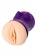 Двухсторонний мастурбатор JOS YARA в фиолетовой колбе - JOS - в Твери купить с доставкой